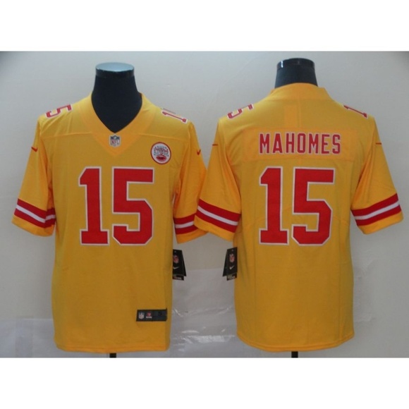 yellow mahomes jersey